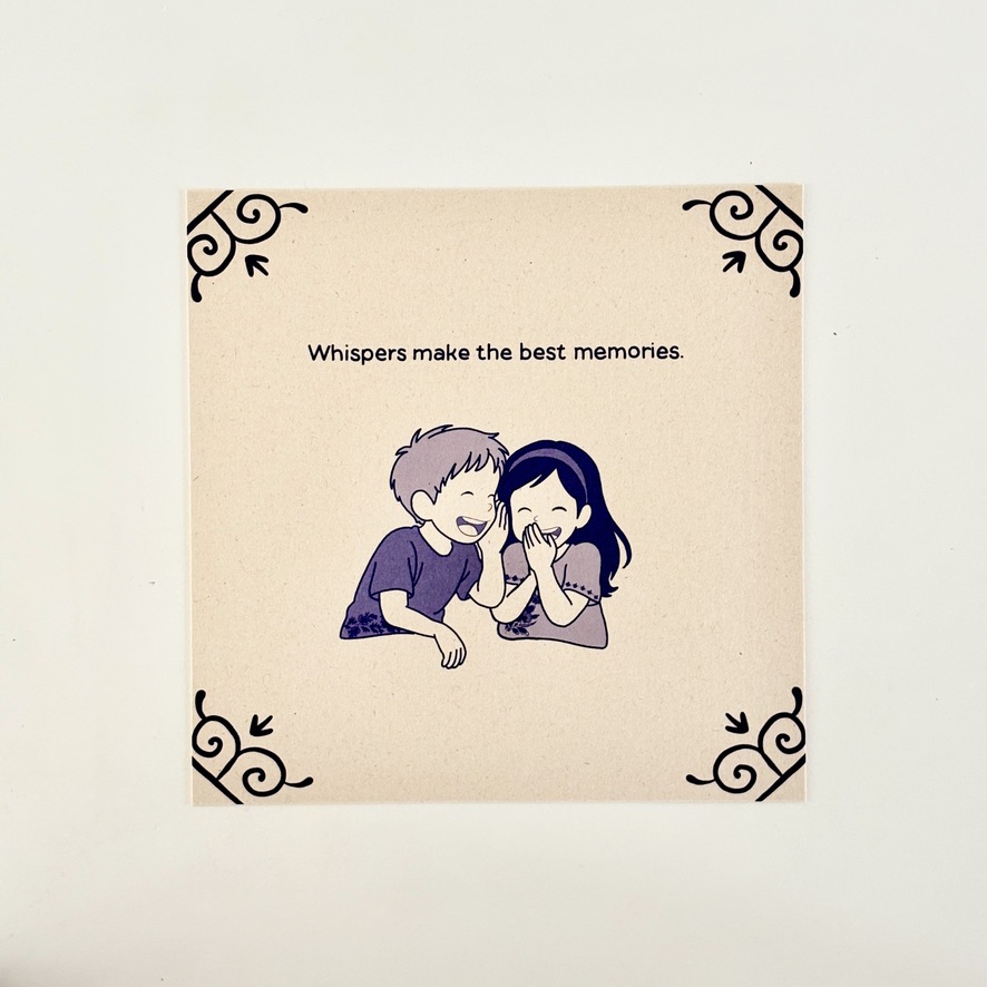 Art card - Whispers make the best memories - Image 2