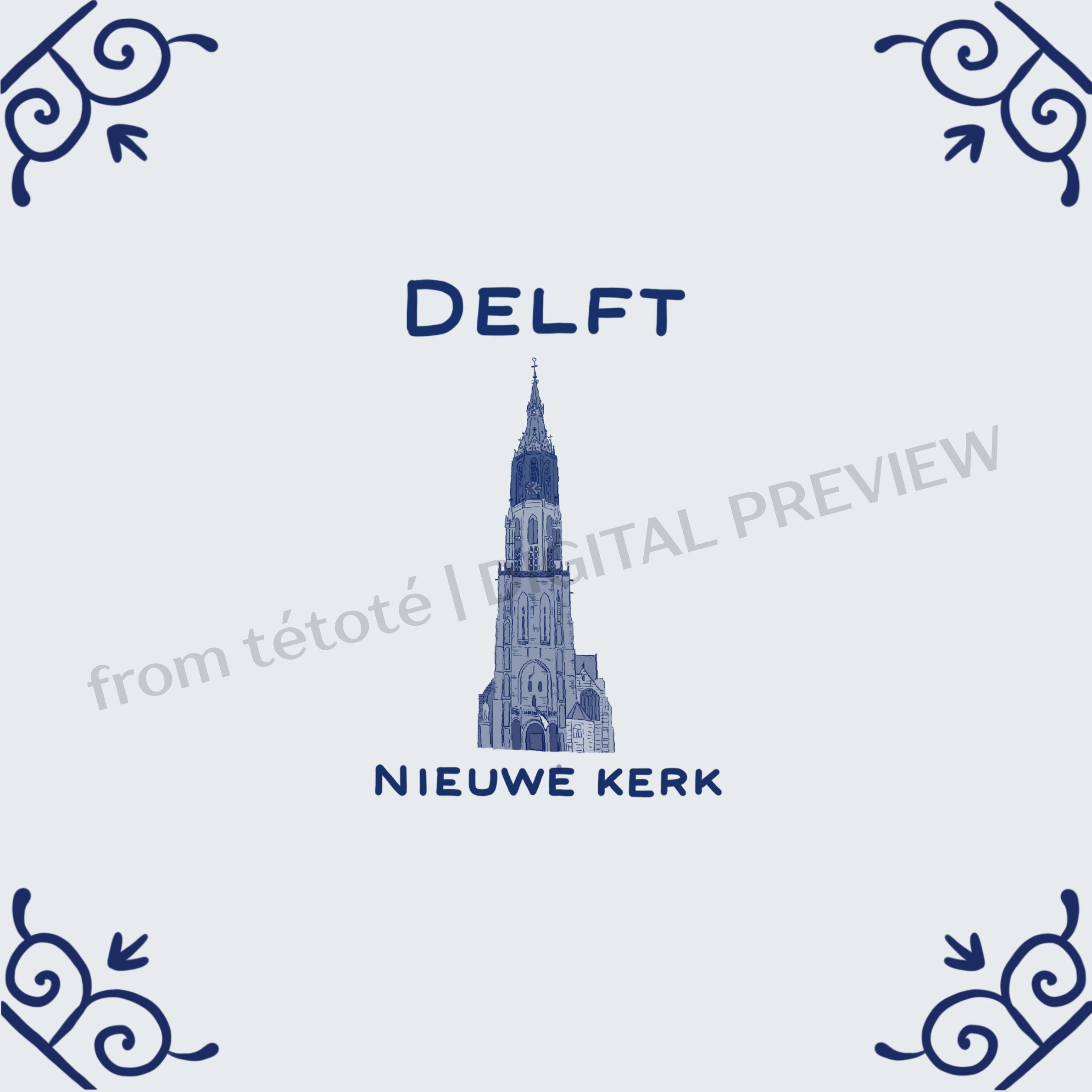 Art Card- Delft | Digital card - Image 4