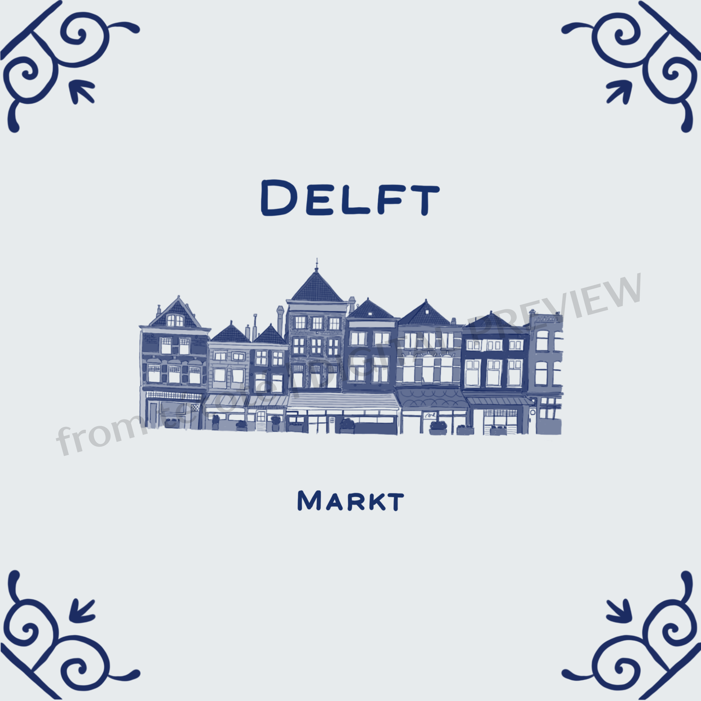 Art Card- Delft | Digital card - Image 2
