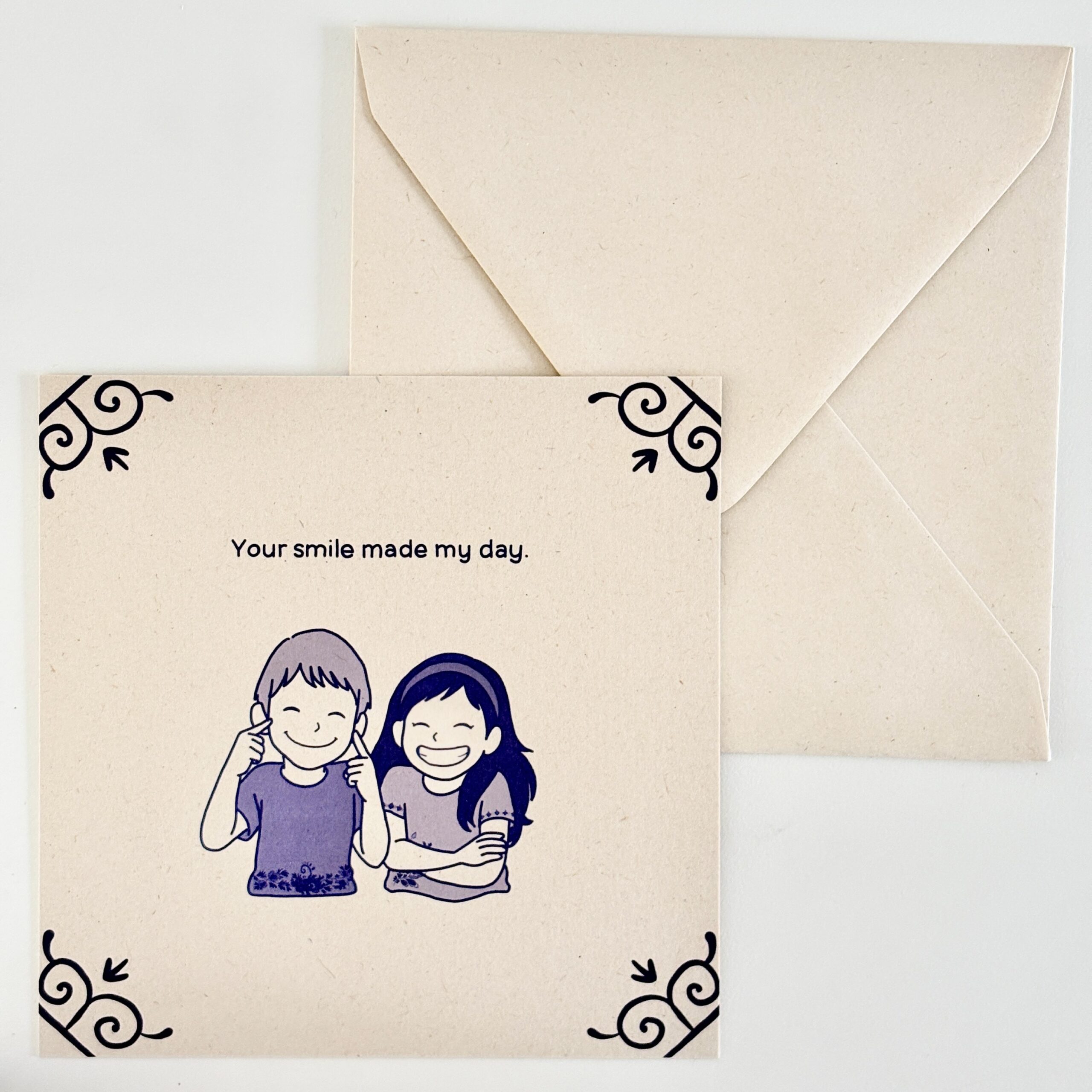 Art card - Your smile made my day
