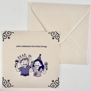 Art card - Let's celebrate the little things